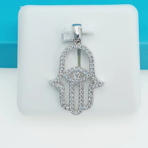 "925 Sterling Silver CZ Beautiful Pendant for Women, 1USPAR4030 - Picture 1 of 11